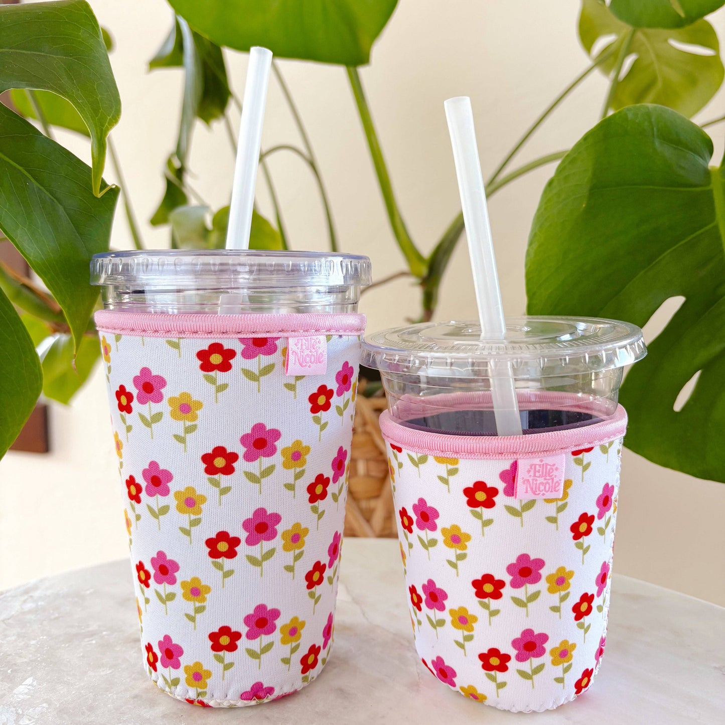 Mod Floral Iced Drink Sleeve