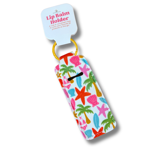 Florida Lip Balm Keychain Holder