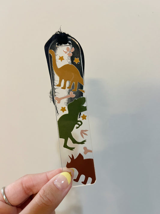 Dinosaur Acrylic Bookmark