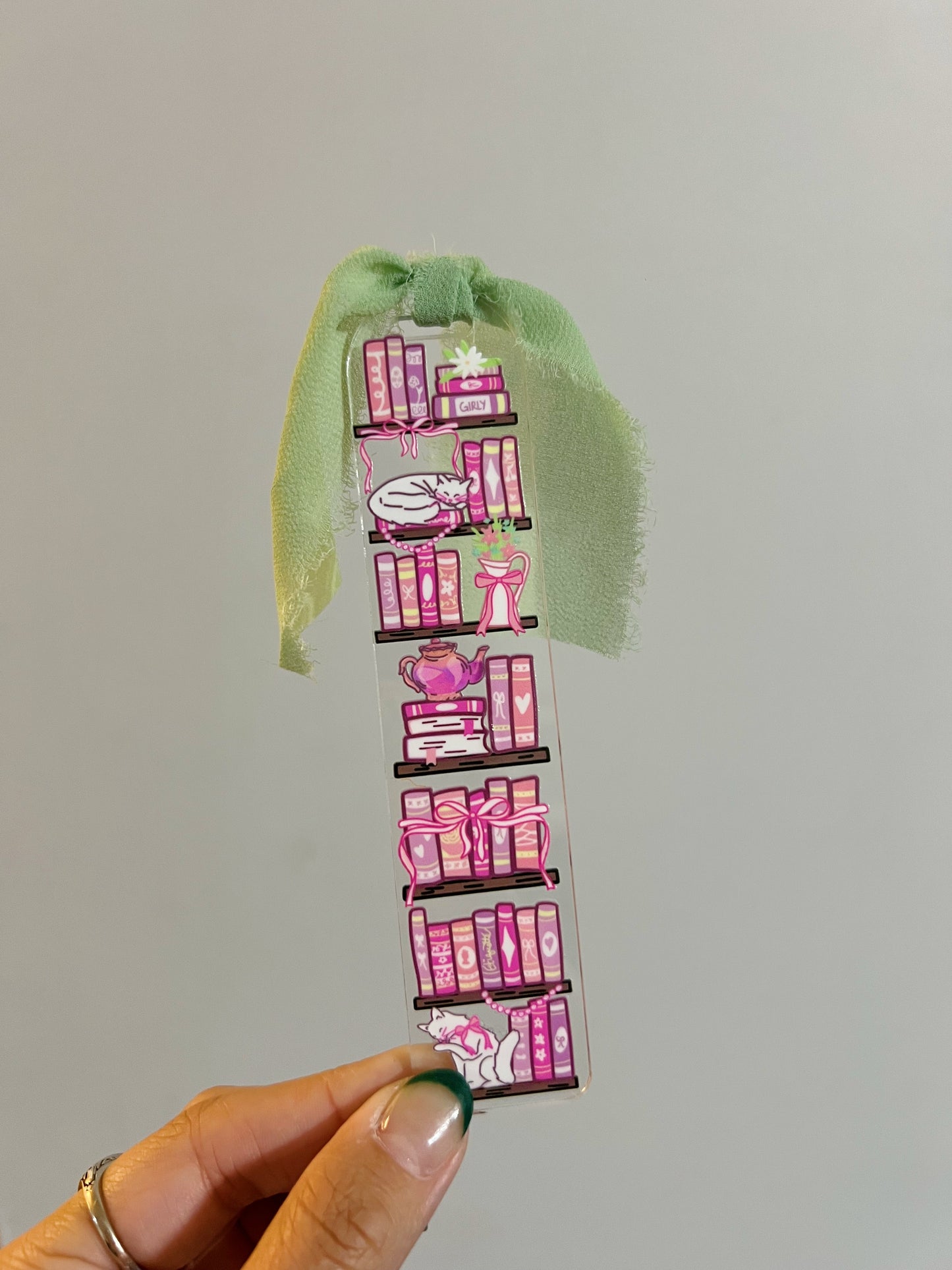 Princess Bookshelf Acrylic Bookmark