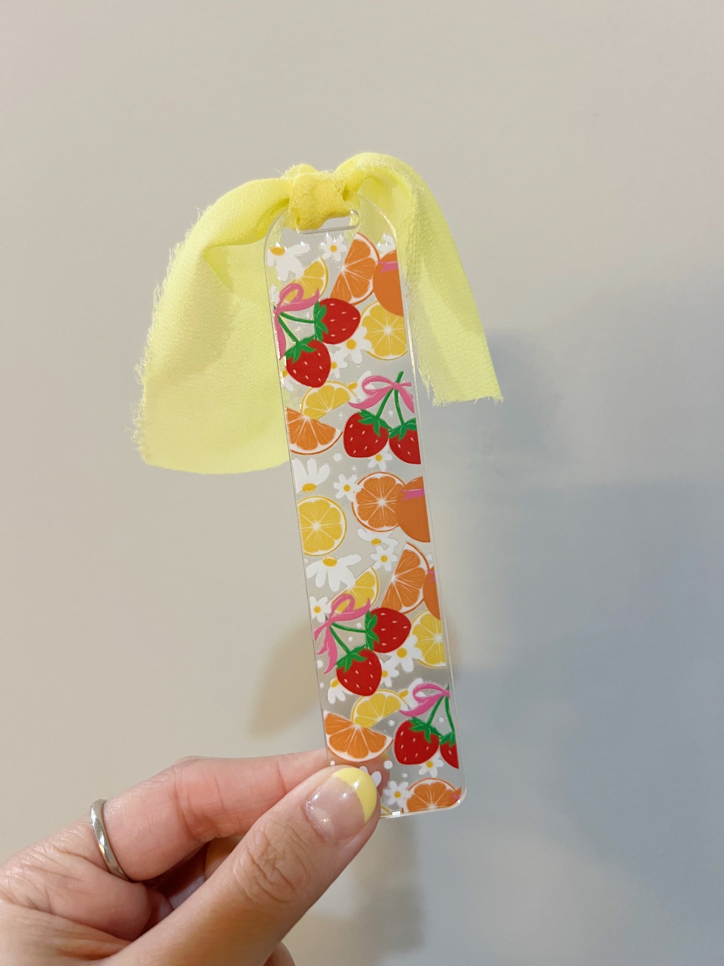 Summer Fruit Salad Acrylic Bookmark