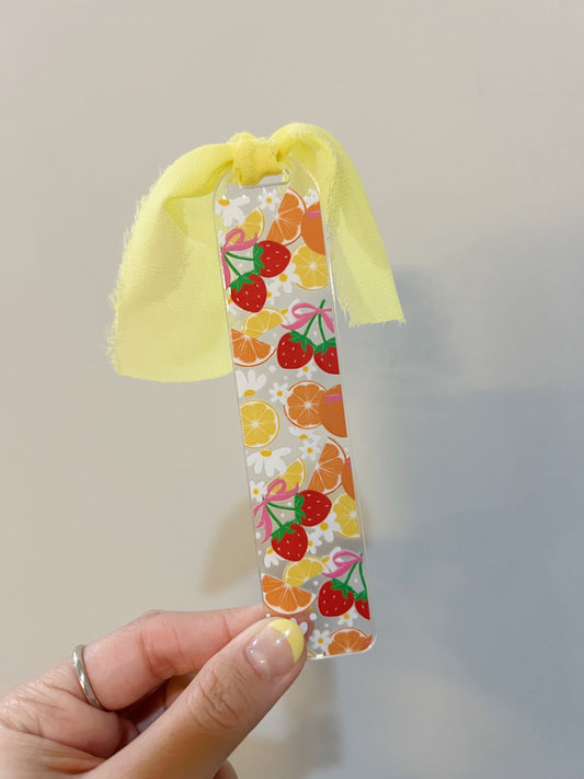 Summer Fruit Salad Acrylic Bookmark