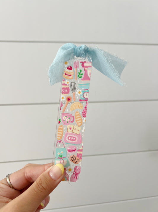 Coquette Baking Acrylic Bookmark