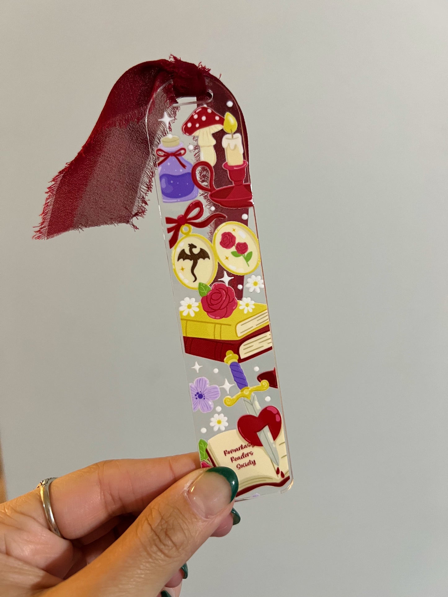 Romantasy Readers Society Acrylic Bookmark