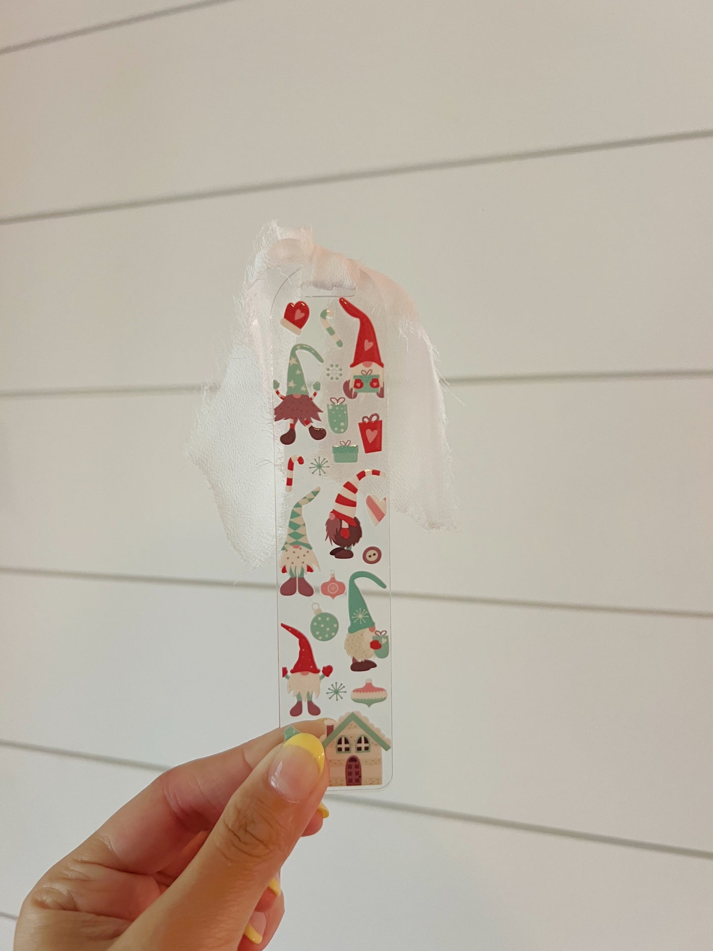 Christmas Gnomes Acrylic Bookmark