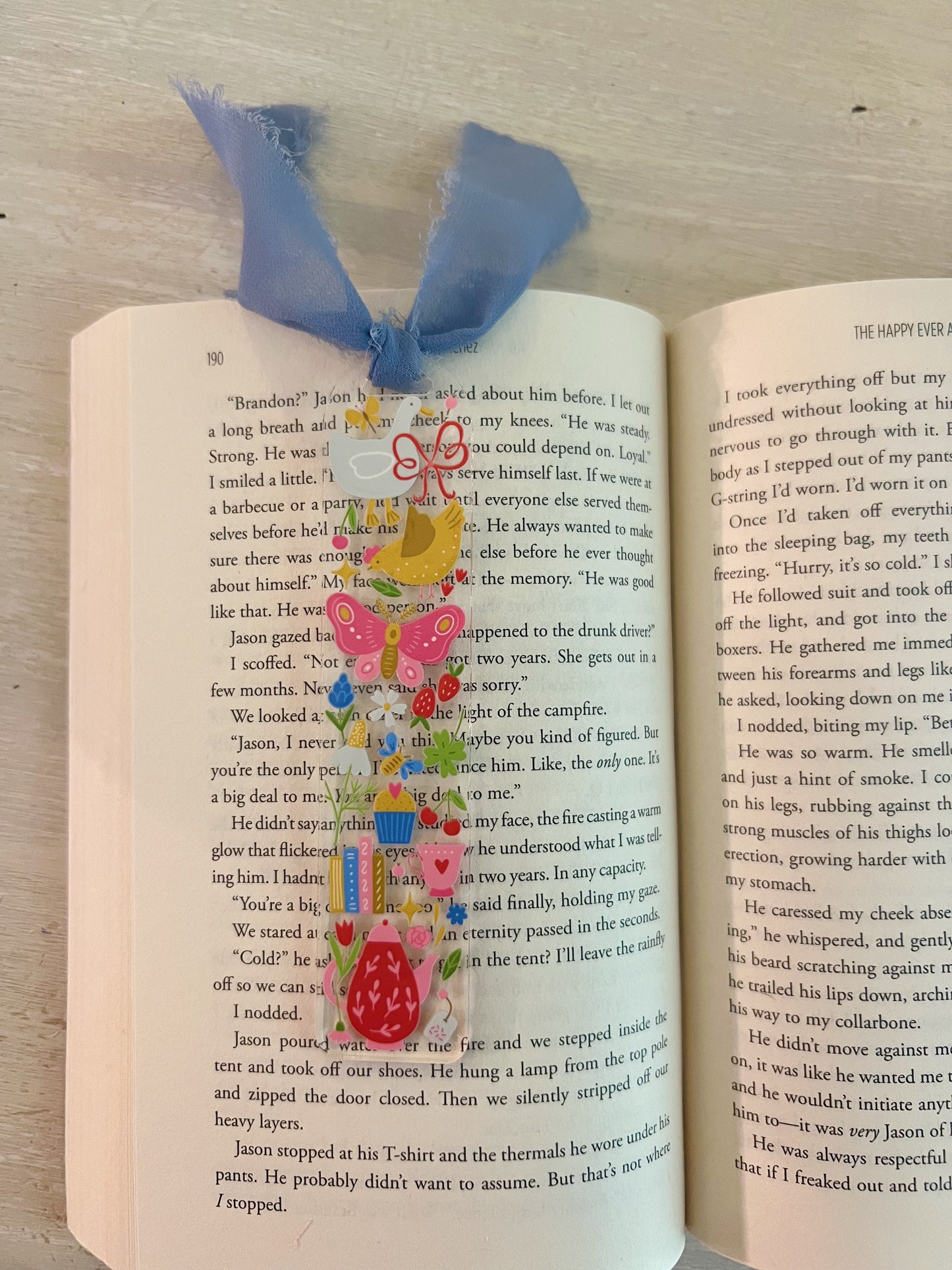 Spring Cottage Core Acrylic Bookmark