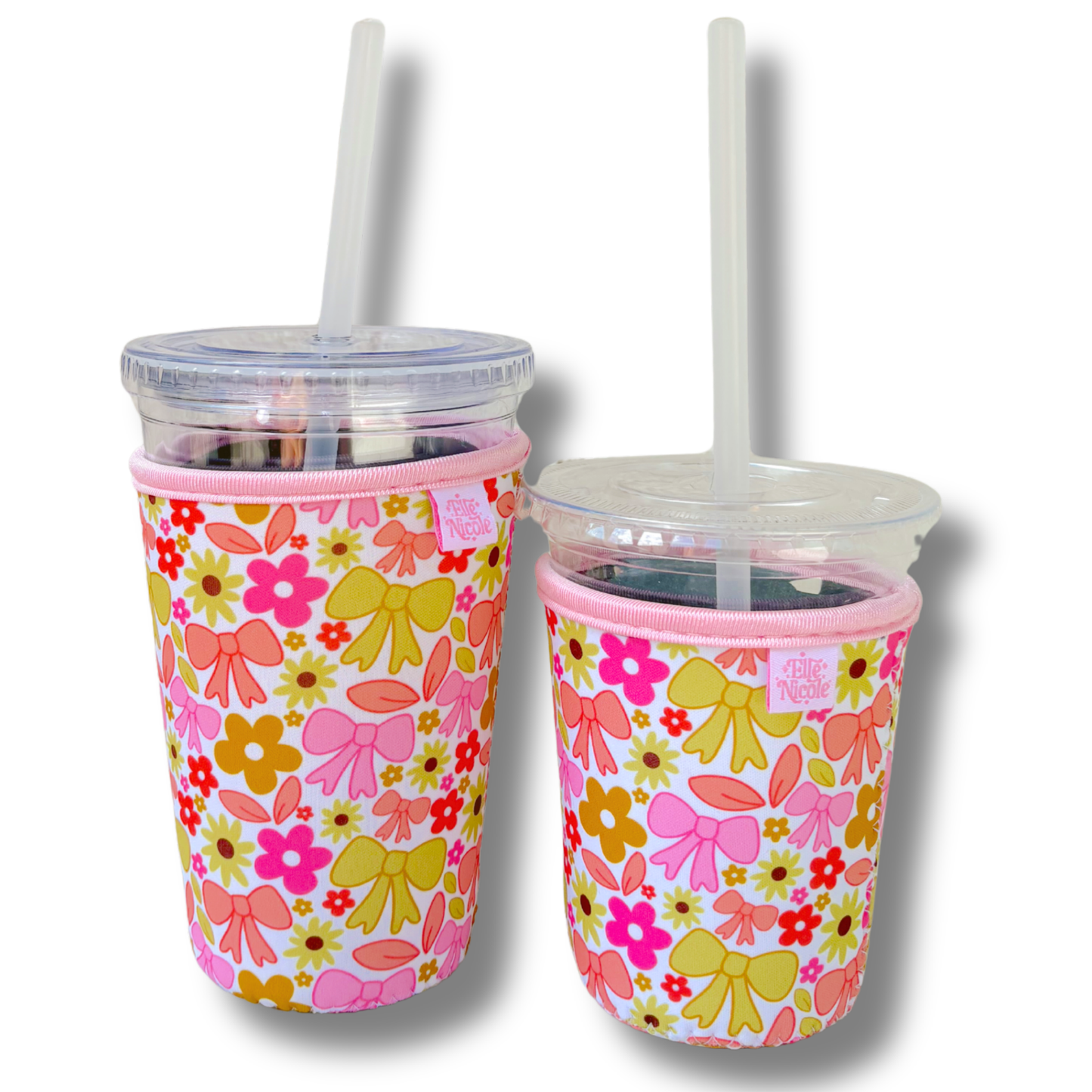 Fall Bows Iced Drink Sleeve