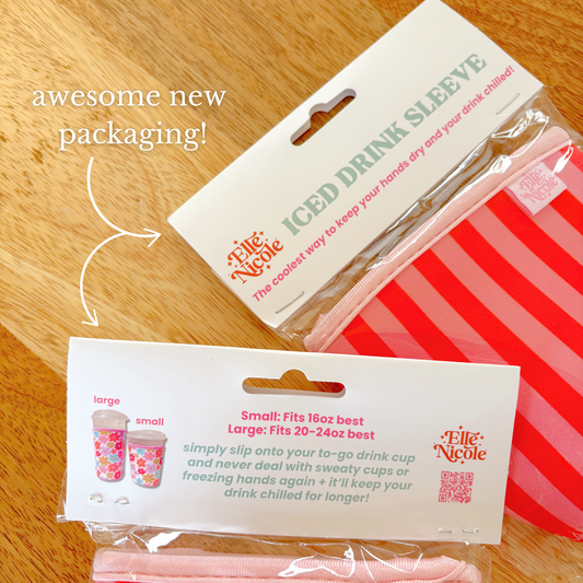Floral Medallion Iced Drink Sleeve