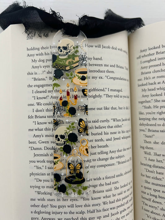 Dark Academia Acrylic Bookmark