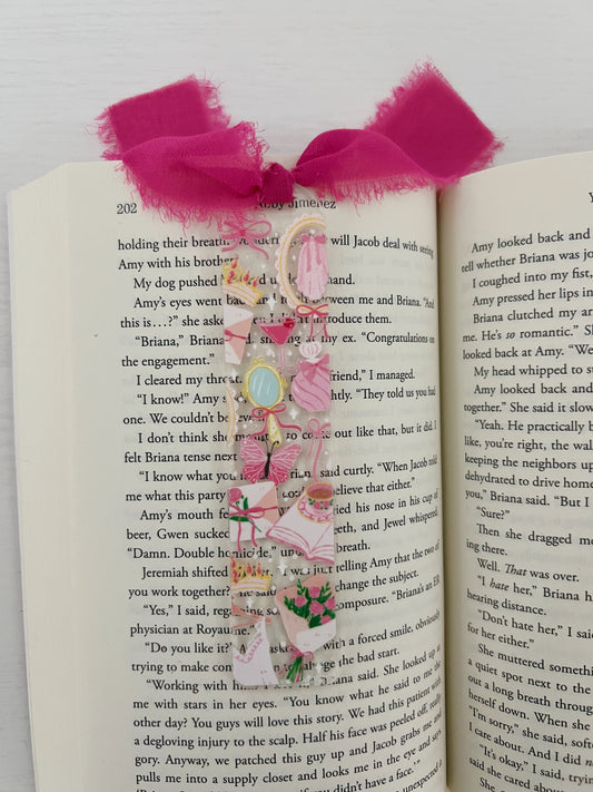 Pink Bachelorette Acrylic Bookmark
