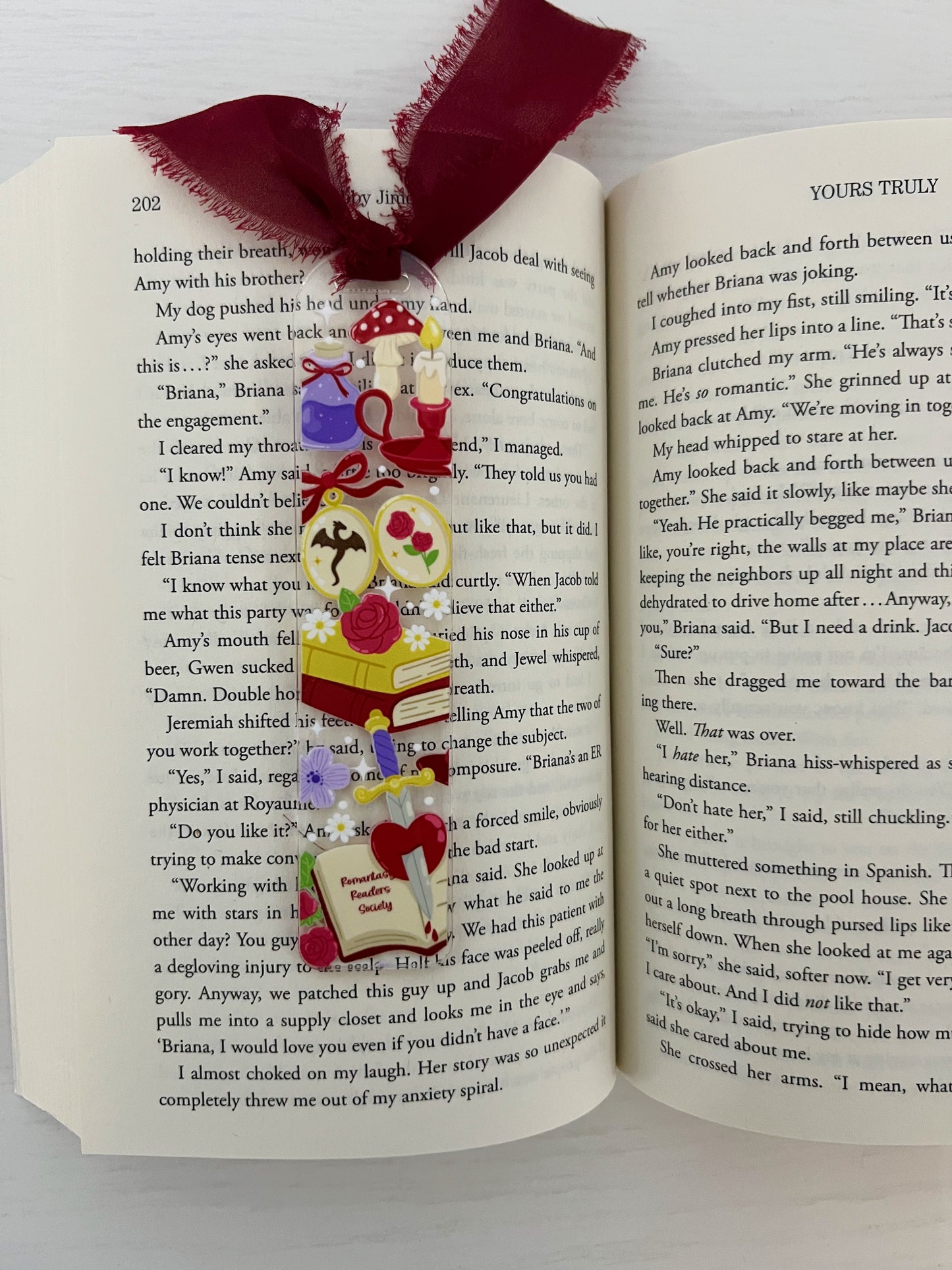 Romantasy Readers Society Acrylic Bookmark