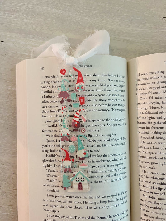 Christmas Gnomes Acrylic Bookmark