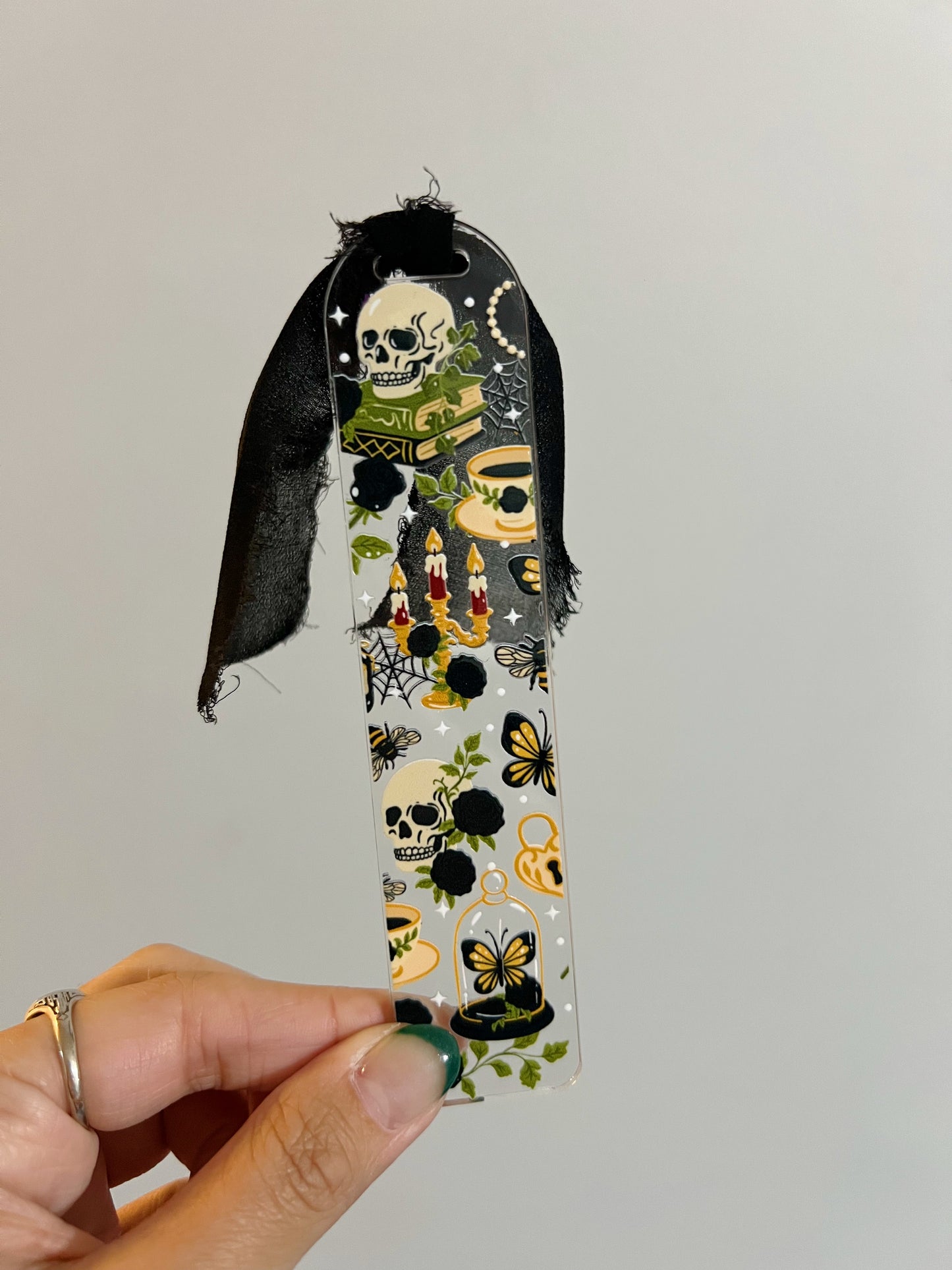 Dark Academia Acrylic Bookmark