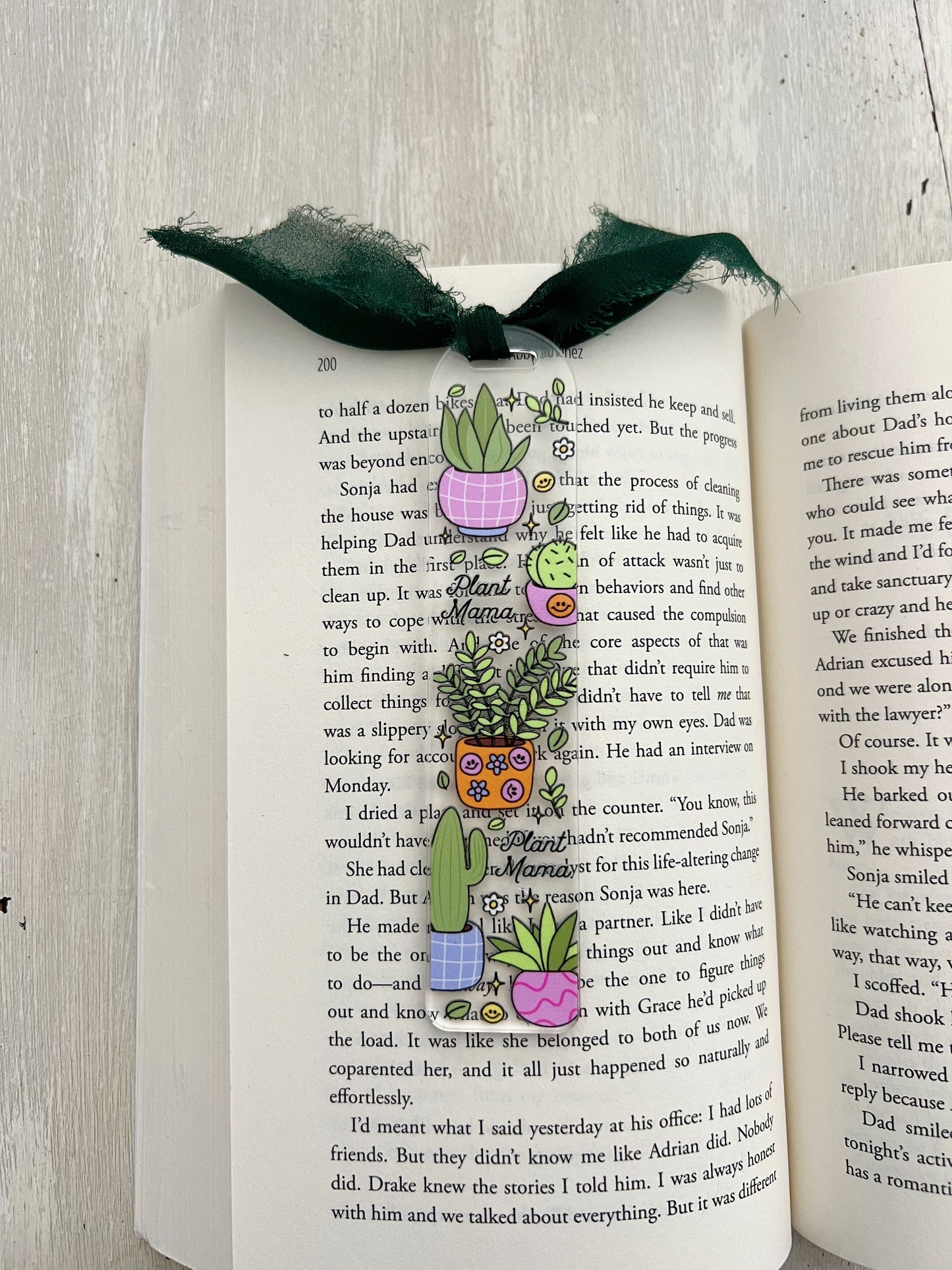 Plant Mama Acrylic Bookmark