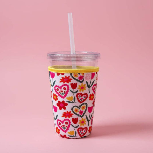 Floral Love Iced Drink Sleeve