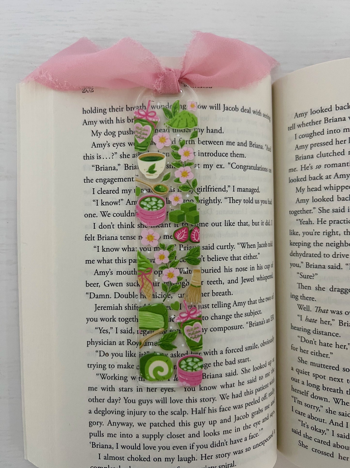 Matcha Lover Acrylic Bookmark