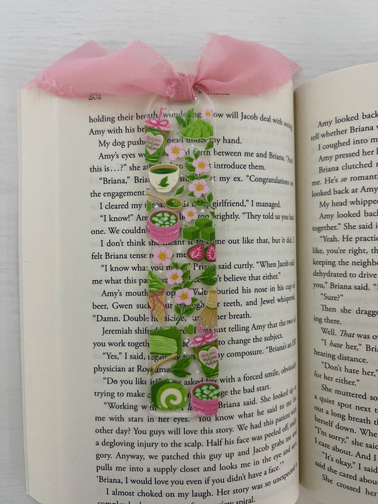 Matcha Lover Acrylic Bookmark