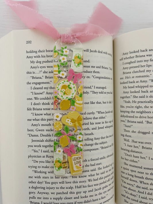 Lemon Love Acrylic Bookmark