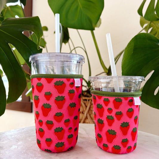 Strawberry Field Iced Drink Sleeve