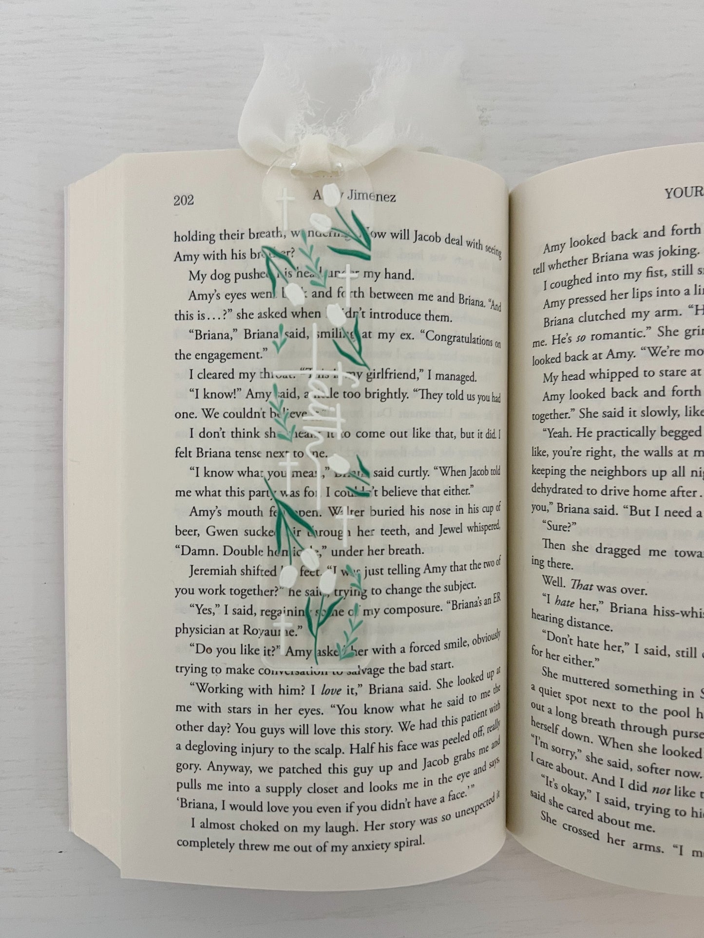 Faith Tulip Acrylic Bookmark