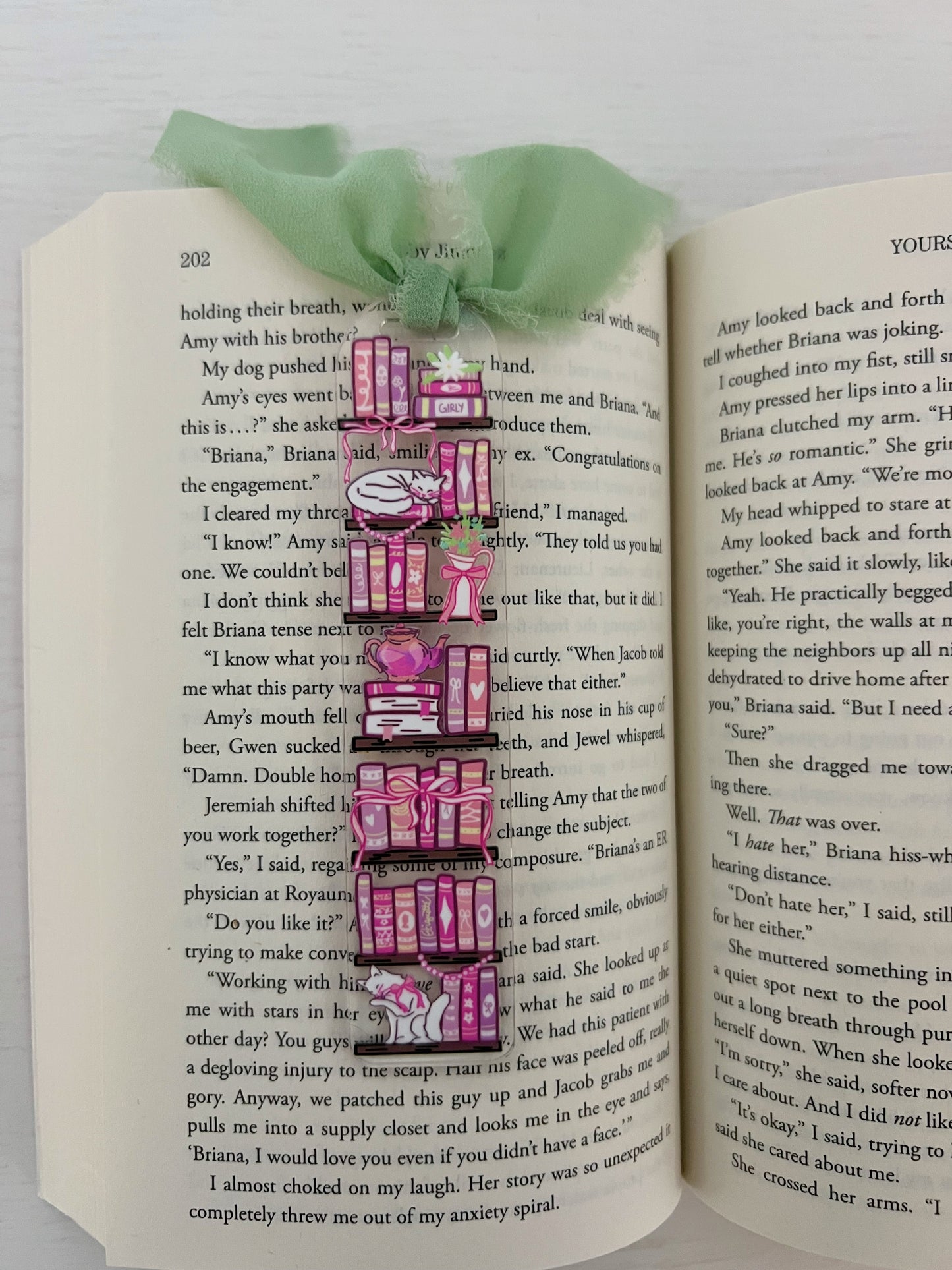Princess Bookshelf Acrylic Bookmark