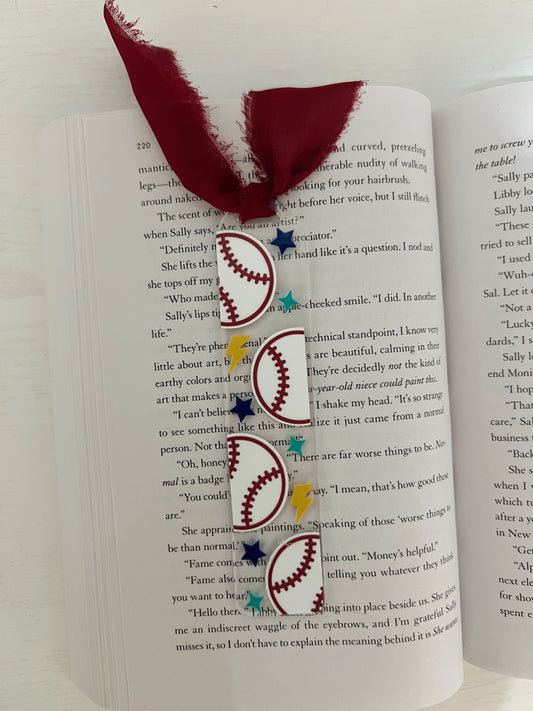 Baseball Acrylic Bookmark