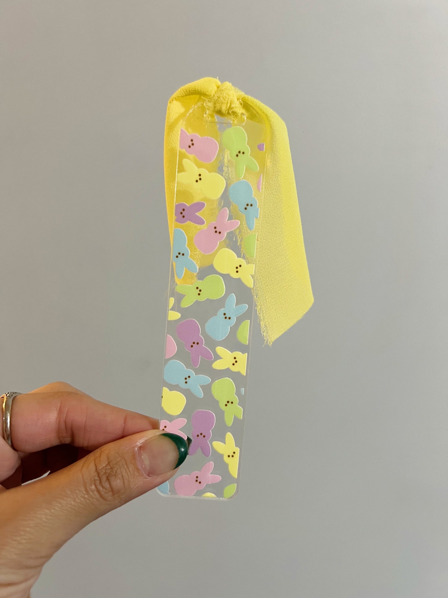 Pastel Peeps Acrylic Bookmark