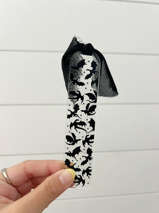 Black Dragon Acrylic Bookmark