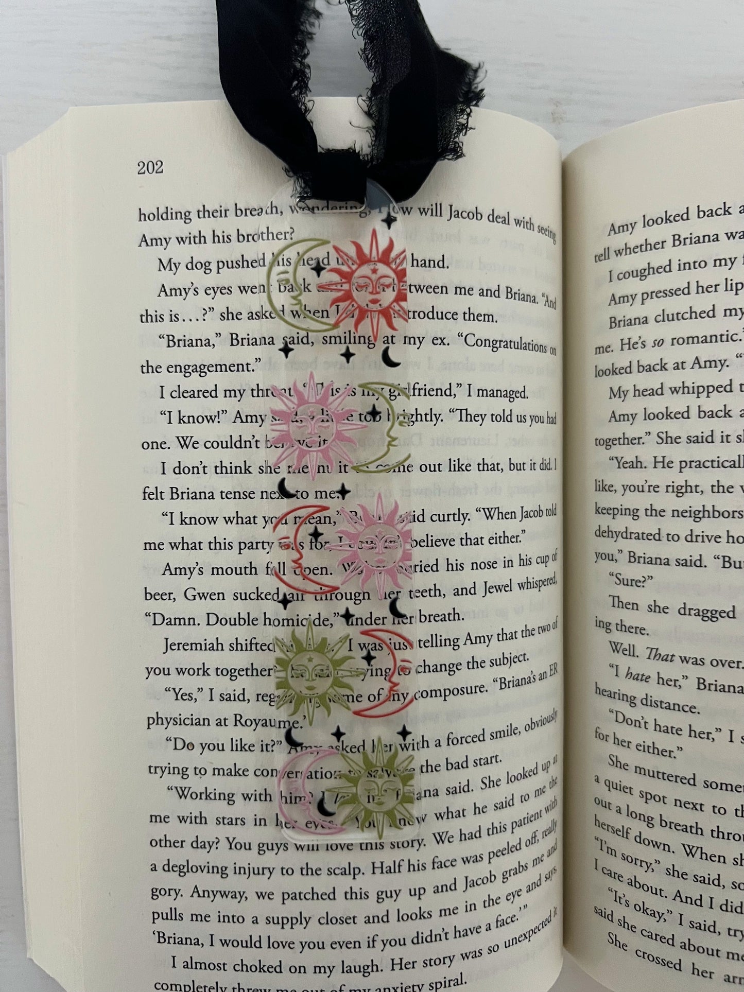 Sun & Moon Mystic Acrylic Bookmark