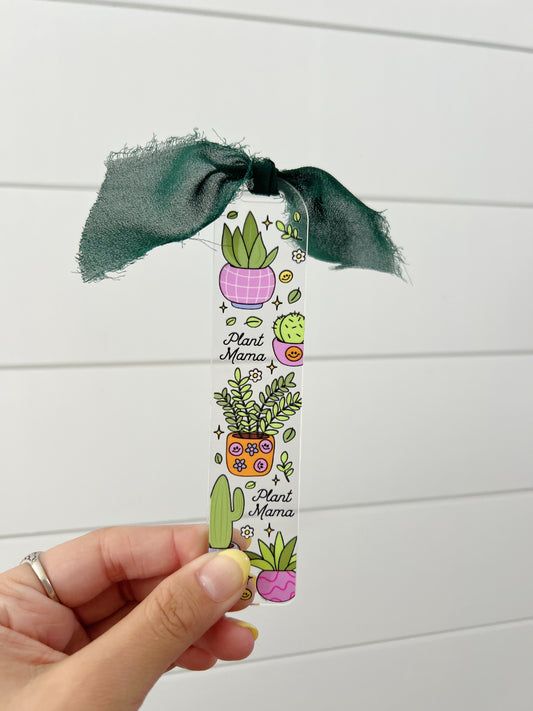Plant Mama Acrylic Bookmark