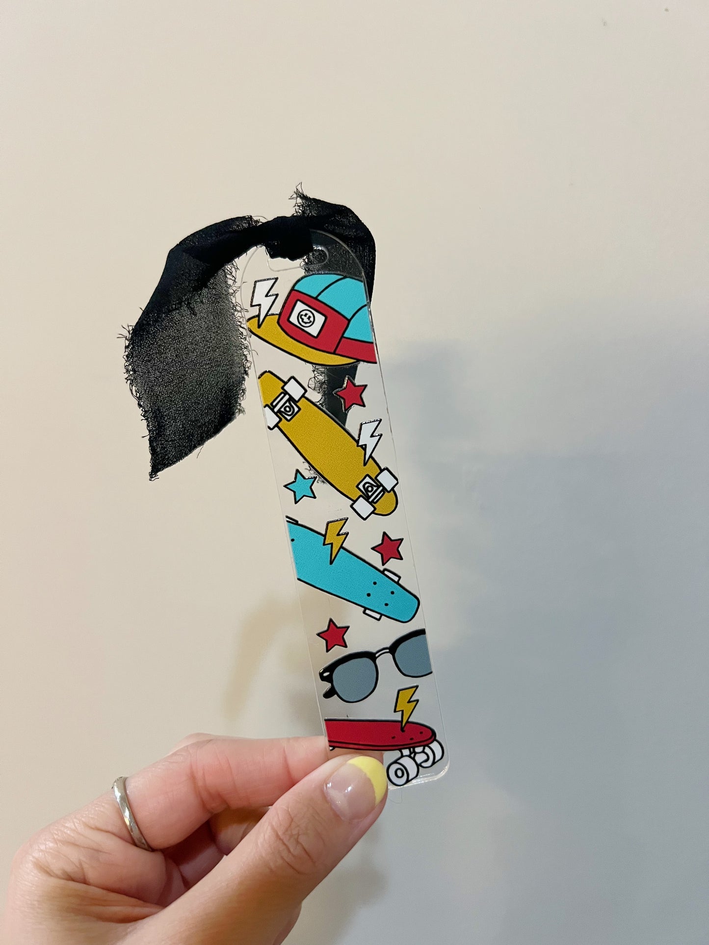 Skateboard Acrylic Bookmark
