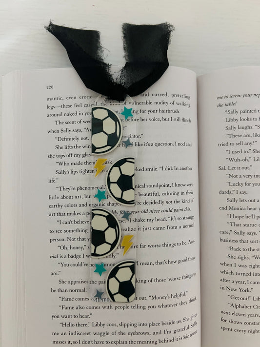 Soccer Acrylic Bookmark