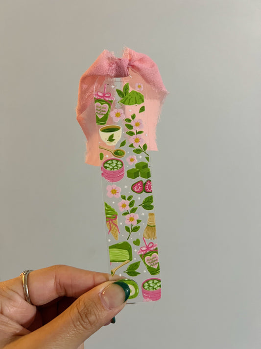 Matcha Lover Acrylic Bookmark