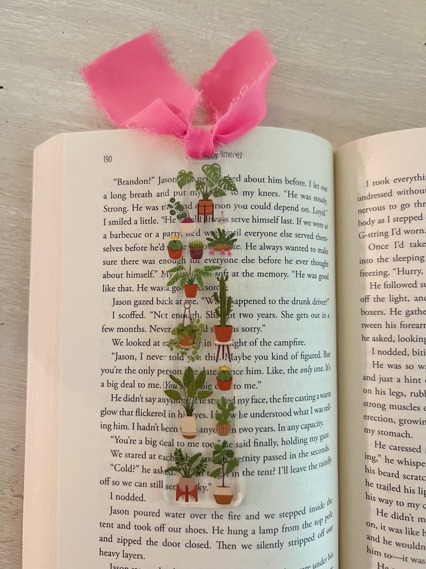 House Plants Acrylic Bookmark