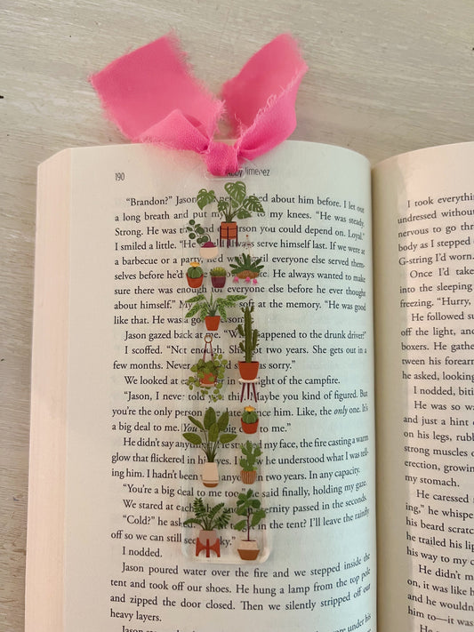 House Plants Acrylic Bookmark