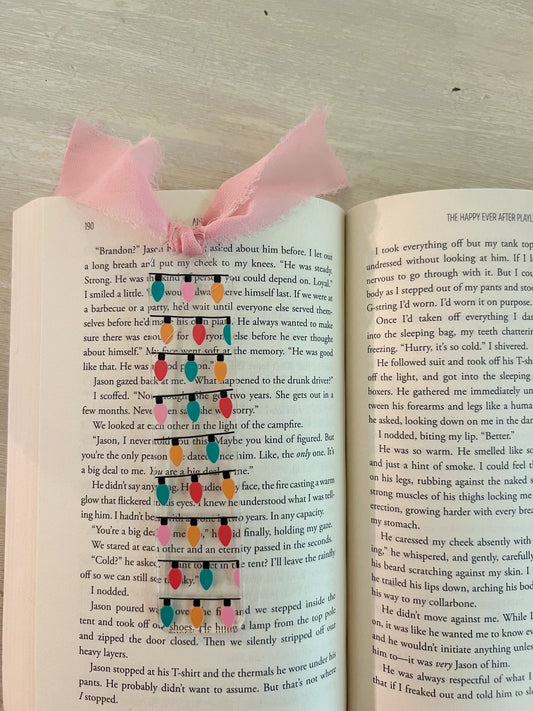 Christmas Lights Acrylic Bookmark