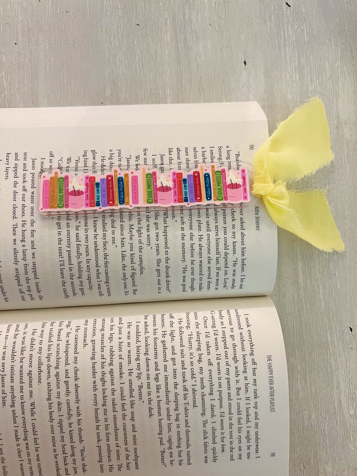 Cutie Book Genres Acrylic Bookmark
