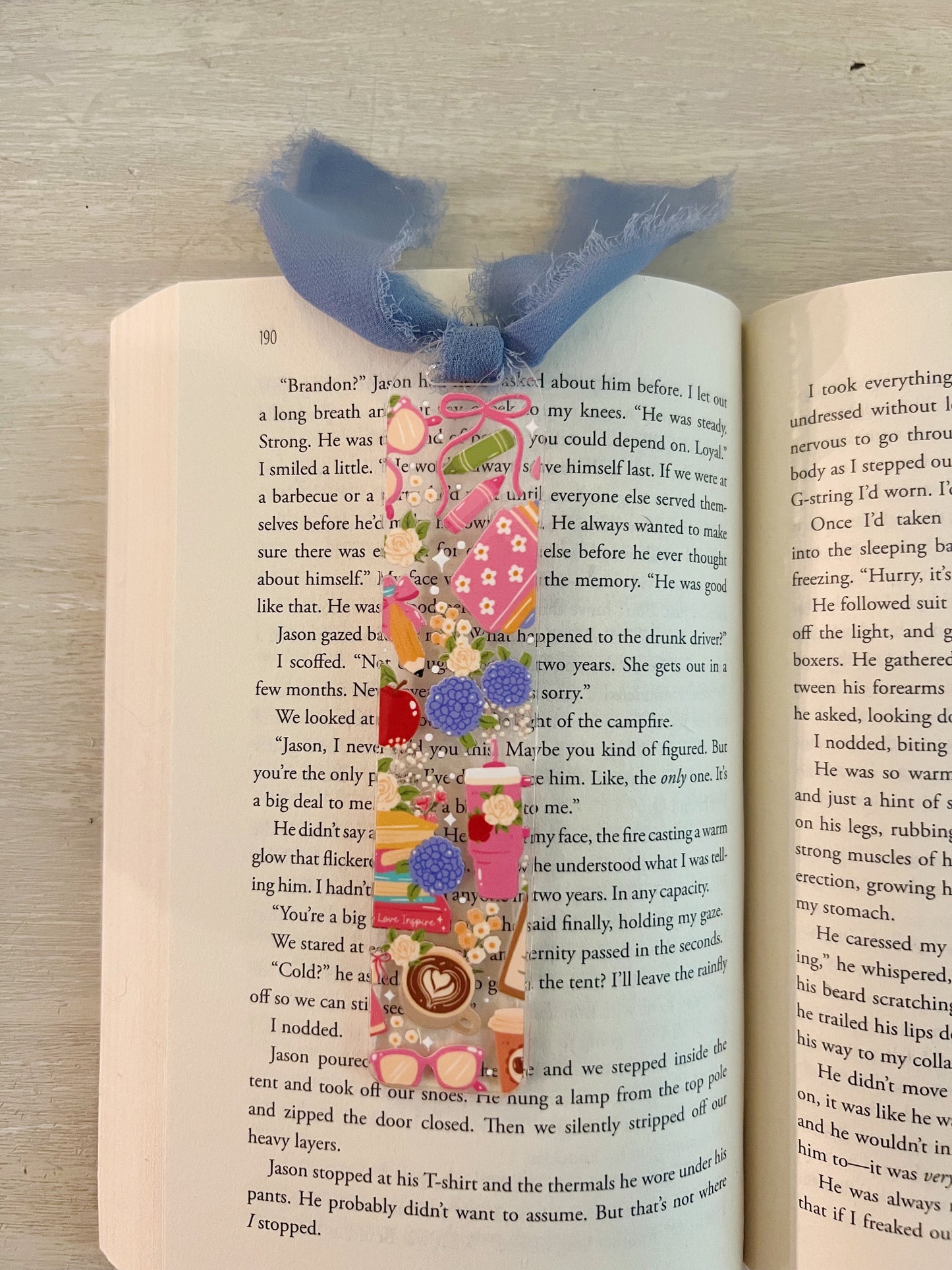 Coquette Teacher Acrylic Bookmark