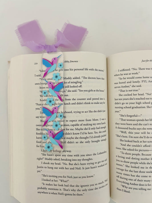 Hummingbird Acrylic Bookmark