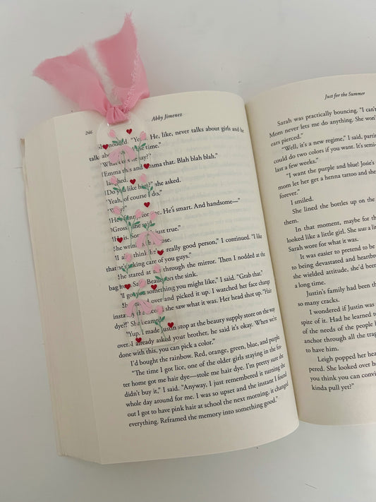 Coquette Tulips Acrylic Bookmark