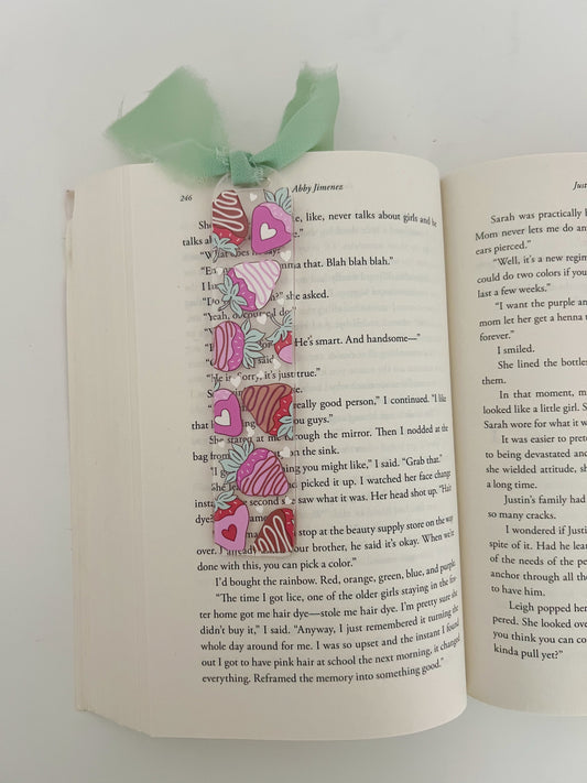 Chocolate Covered Berries Acrylic Bookmark