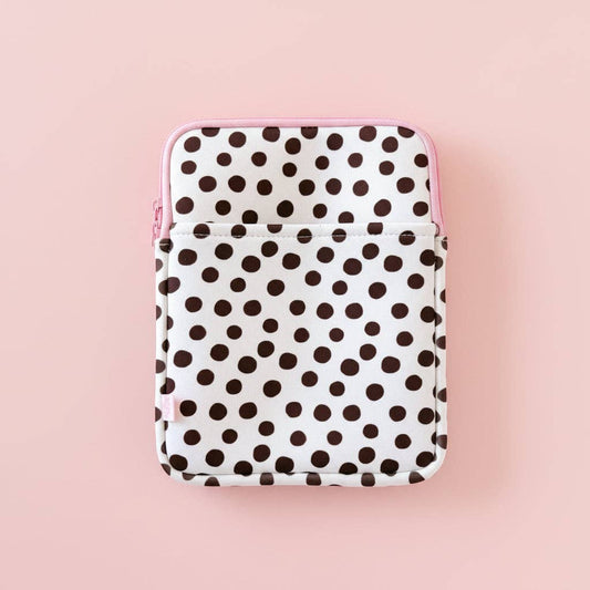 Brown Polka Dots E-reader / Tablet Sleeve