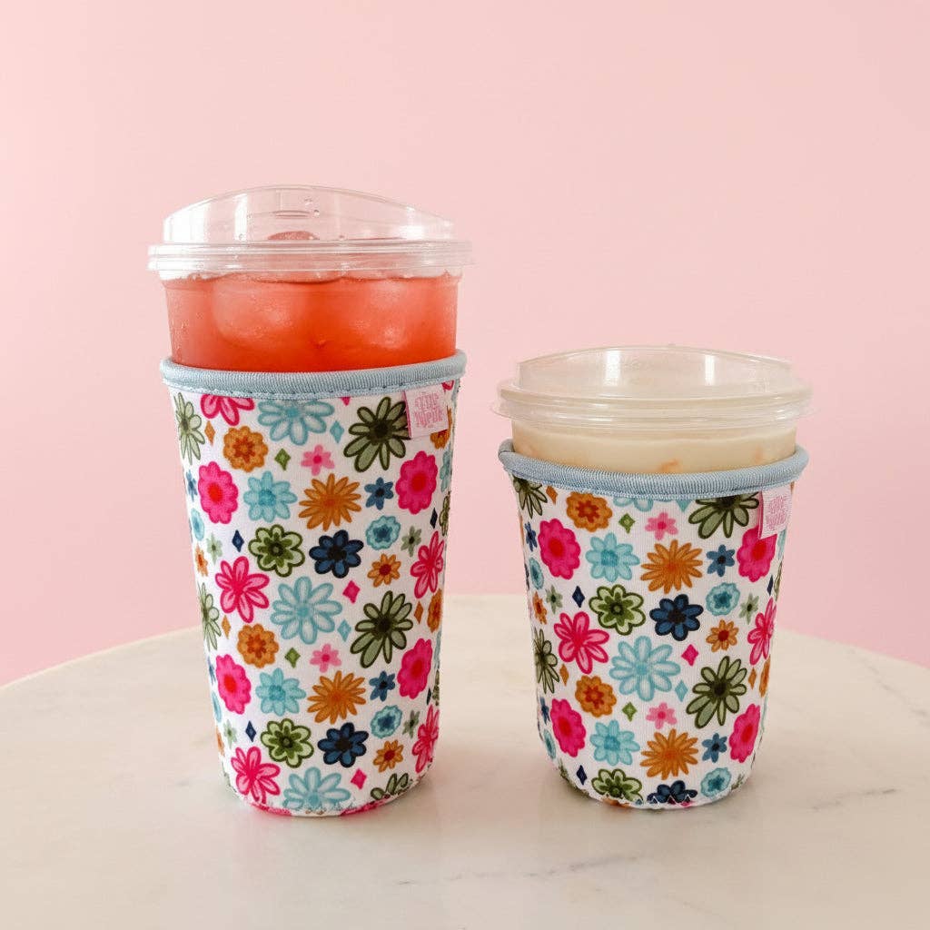 Watercolor Florals Iced Drink Sleeve