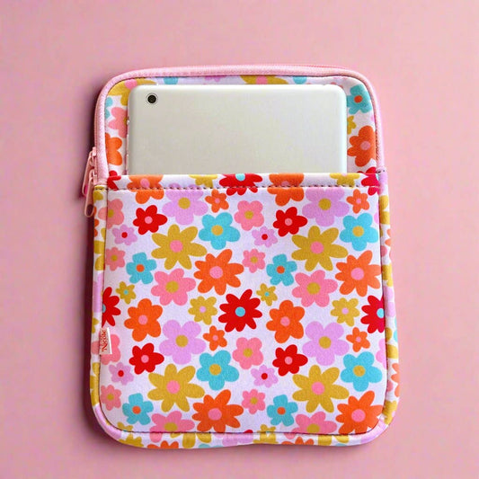 Retro Floral E-reader / Tablet Sleeve
